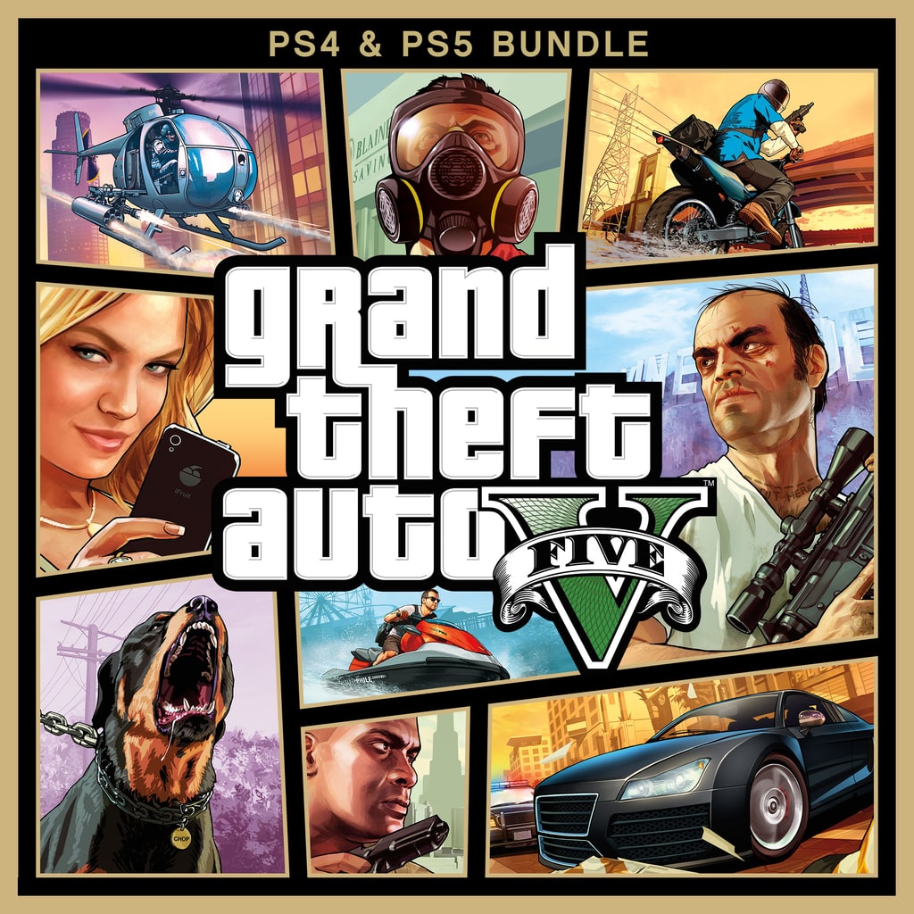 Grand Theft Auto V (PS4 and PS5) — обложка